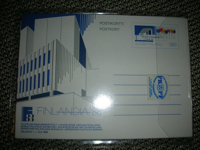 ehiökortit Finlandia 88 maailmannäyttely