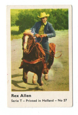 Purkkakuva Serie t n:o 27 REX ALLEN