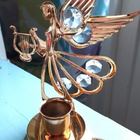 KAUNIS AUSTRIAN CRYSTAL ENKELI - KYNTTILÄNJALKA (24 kar.) - pikkukuva 3