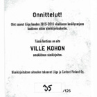 2015-16 Cardset Signature Ville Koho - pikkukuva 2