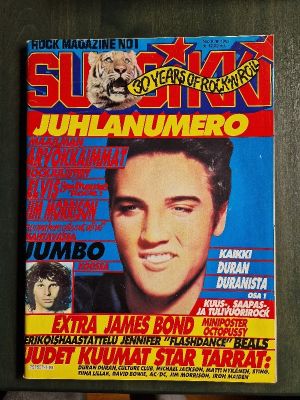 Suosikki 9/1983 Juhlanumero.Elvis/Jim Morison