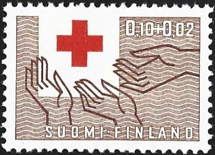 1963 Punainen Risti 0,10 + 0,02 mk **  LaPe 568