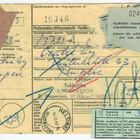 M63 1963 1 mk Hki 3-rivilö postiennakkopaketin palautus - pikkukuva 1