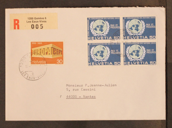 # 23362 # R-Kirje Sveitsi > Ranska - 1978