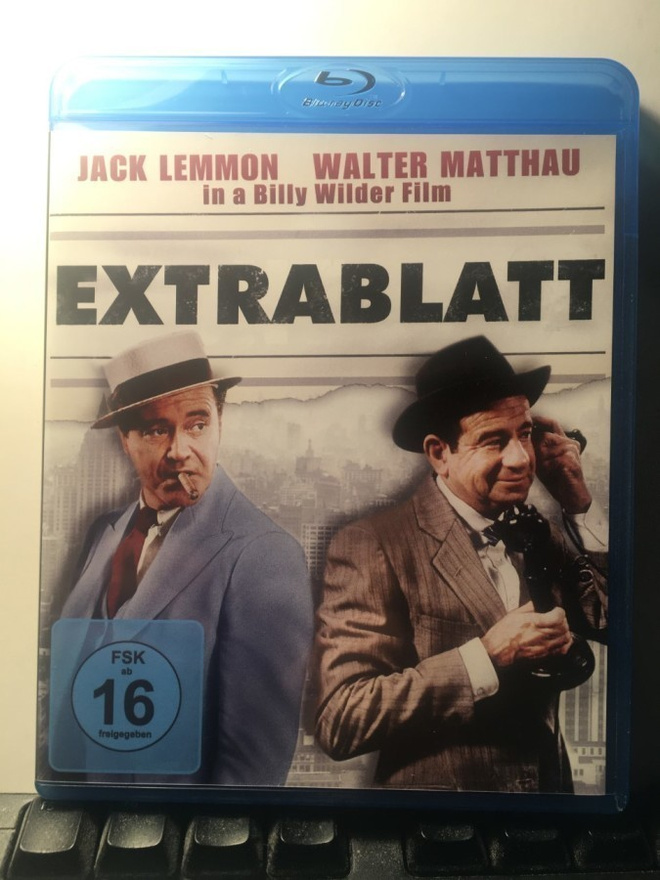 THE FRONT PAGE, BluRay, Wilder, Lemmon, Matthau