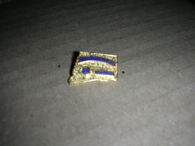 Lions club 100% läsnäolomerkki 1977-78