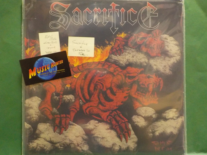 SACRIFICE - TORMENT IN FIRE - CAN 2010 EX+/EX+ LP