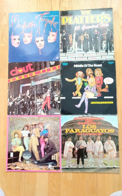 Ulkolaiset orkesterien vinyyli LP levyjä 1970-1980 luvuilta