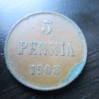 5 Penniä 1908 - pikkukuva 1