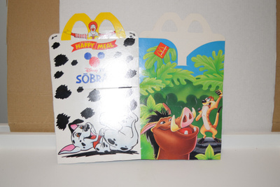 Mcdonalds's Happy meal laatikko