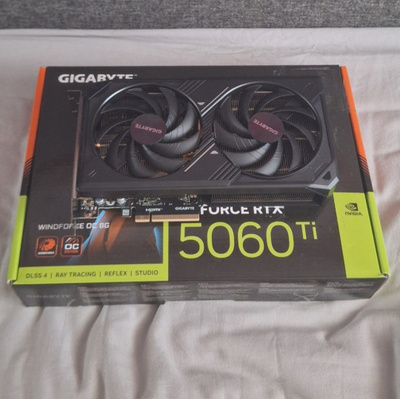 Gigabyte RTX 5060 Ti WINDFORCE OC 8 Gt näytönohjain