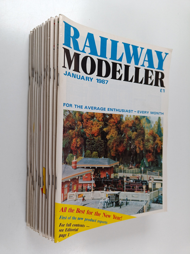 Railway modeller vuosikerta 1987 (1-12)
