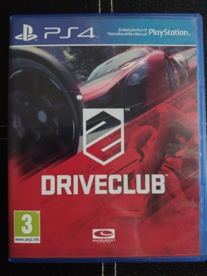 Playstation PS4 Driveclub