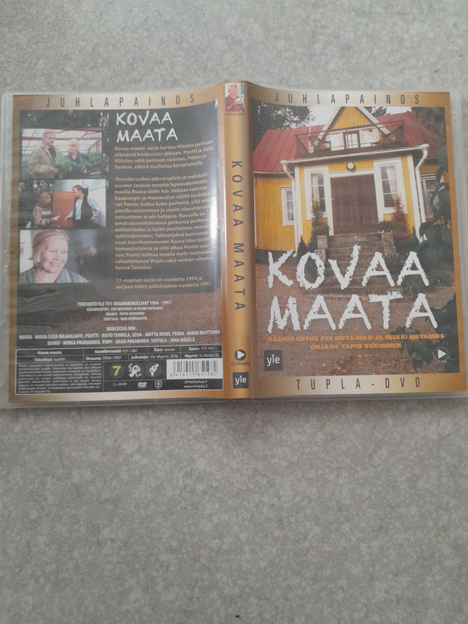 Kovaa maata dvd,juhlapainos