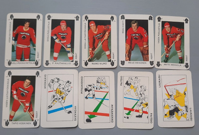 SM-liigan pelikortit 1974 Ässät V-P Ketola Kilpiö  6+4