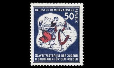 DDR 292 ** Nuoriso- ja opiskelijafestivaalit 50 Pf (1951)