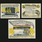 Saksa Notgeld 10, 25, 50 Pfg, Müritz 1922 - pikkukuva 2