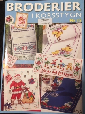 Ristipistomalleja Broderier i korsstygn 15