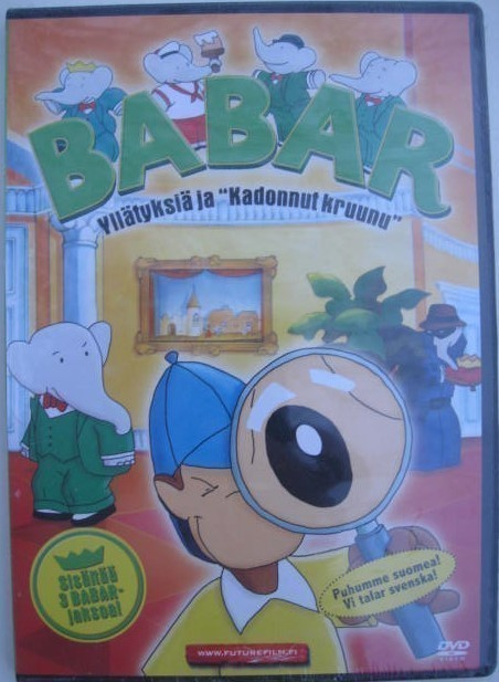 BABAR 4 DVD YLLÄTYKSIÄ JA " KADONNUT KRUUNU"