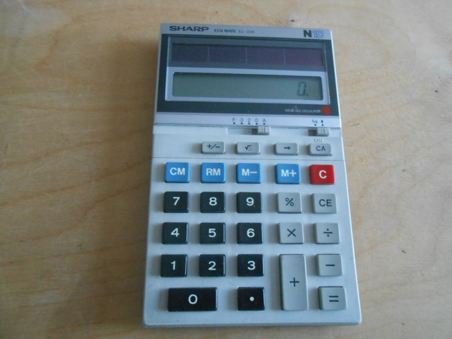 Vintage Sharp ELSI MATE EL-336 Calculator
