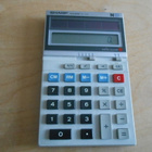 Vintage Sharp ELSI MATE EL-336 Calculator - pikkukuva 1