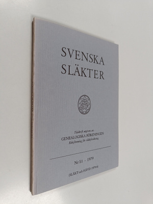 Svenska släkter Nr 1:1/1979
