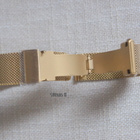 18mm kullattu mesh ranneke taittolukolla - pikkukuva 4