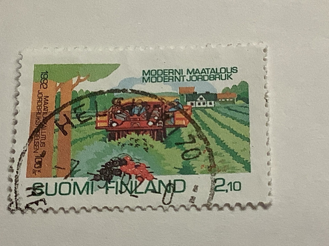 1175/ 1992 Moderni maatalous o leimattu loisto