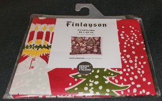 Finlayson Joulumuumi tyynyliina 55x65cm, design Tove Jansson