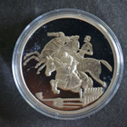 Olympia Kreikka 2004 10€ 1 oz puhdasta hopeaa (ratsastus) - pikkukuva 1