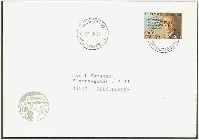 1987 Madetoja loistoleimaisella kuorella Hki-87
