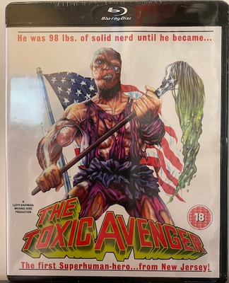 Toxic Avenger blu-ray (uusi, muoveissa)