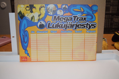 lukujärjestys Mcdonalds mega trax