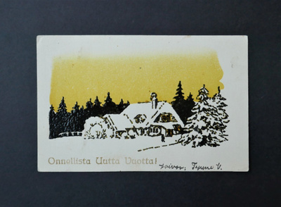 UUDENVUODEN kortti 1929 NARVA