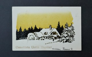 UUDENVUODEN kortti 1929 NARVA