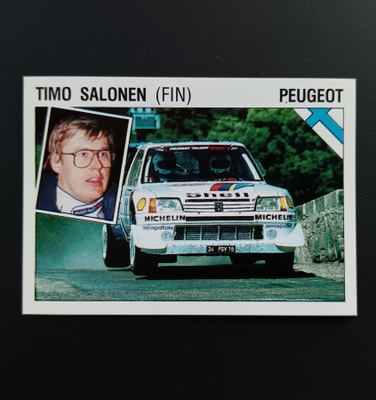 1986 Panini Supersport #49 Timo Salonen