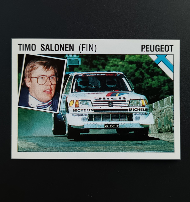 1986 Panini Supersport #49 Timo Salonen
