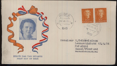 Hollanti Mi 527 FDC