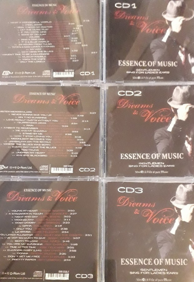 Dreams & Voice (3CD) NEAR MINT!! Frank Sinatra Barry White