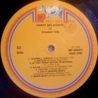 HARRY BELAFONTE  :: 15 GREATEST HITS :: VINYYLI  LP    1982 - pikkukuva 3