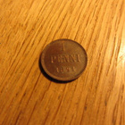 1 Penni 1891 mahd. kl 6 lisämetallia - pikkukuva 2