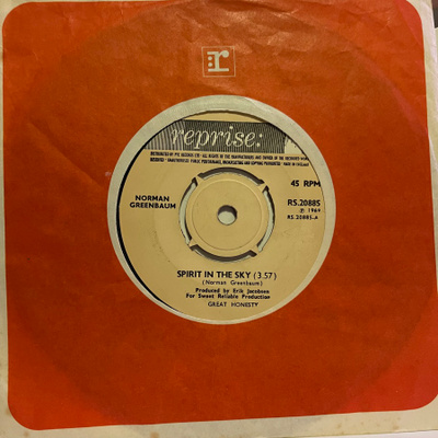 NORMAN GREENBAUM: Spirit In The Sky * Milk Cow * UK 1969