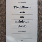 Vesa Heikkinen TÄYDELLINEN LAUSE ON MAHDOTON YHTÄLÖ  - pikkukuva 1
