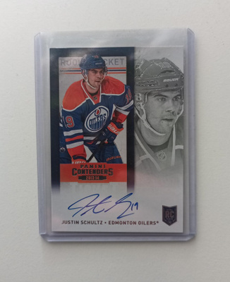13-14 Contenders Justin Schultz Rookie Ticket Signature /50
