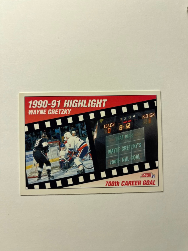 1991-92 Score Canadian Bilingual Wayne Gretzky #303