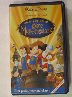 Walt Disney • Mikki • Aku • Hessu • Kolme Muskettisoturia