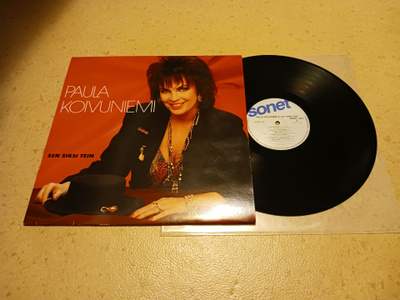 Paula Koivuniemi – Sen Siksi Tein lp orig 1989 oikein hyvä