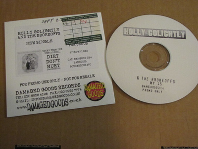Holly Golightly My 45 promo cdr UK 2008 garage