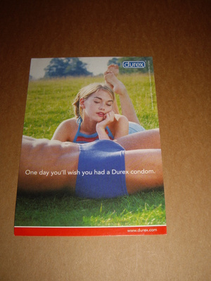 Durex Condom  POSTIKORTTI