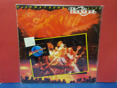 BLACKFOOT - HIGHWAY SONG LIVE EX/EX GER -82 PRESS LP